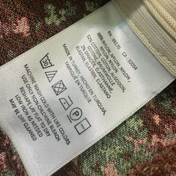 Anthropologie Maeve Floral Tapestry Sweetheart Cut Blouse - Picture 12 of 13